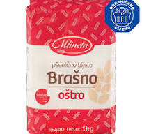 Mlineta Brasno ostro tip 400 /1 kg	(STRONG FLOUR)
