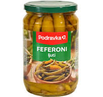 PODRAVKA FEFERONI LJUTI 630G