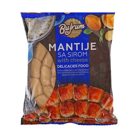 Bujrum Mantije With Cheese 700g